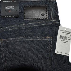 John Varvatos Straight Leg Jeans Blue Mens 30